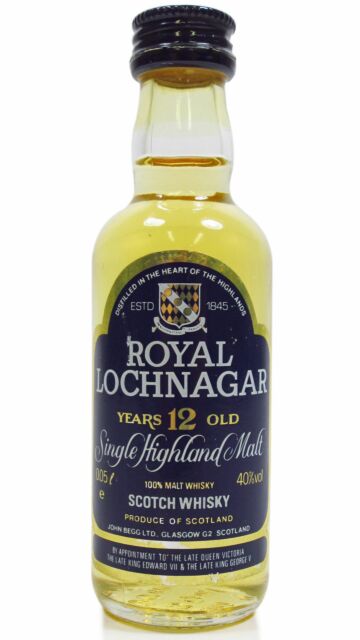 Royal Lochnagar - Single Highland Malt 12 year old Whisky Miniature