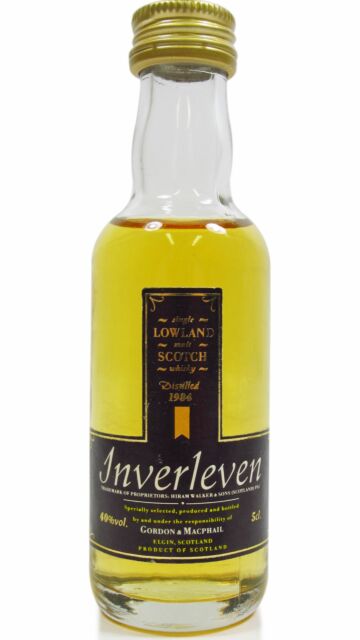 Inverleven (silent) - Gordon & MacPhail Single Malt Scotch 1984 Whisky Miniature