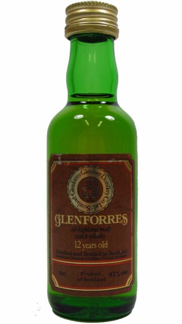 Glenforres - Highland Malt Scotch 12 year old Whisky Miniature