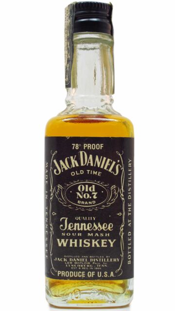 Jack Daniel's - Old No. 7 Tennessee Whiskey Miniature (Old Bottling)