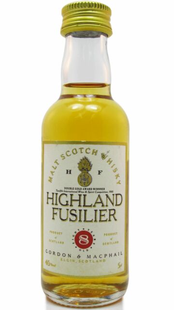 Highland Fusilier - Blended Scotch 8 year old Whisky Miniature