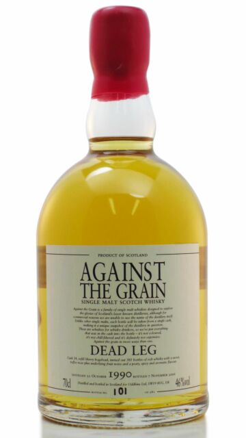Against The Grain - D Ead Leg 1990 16 year old Whisky