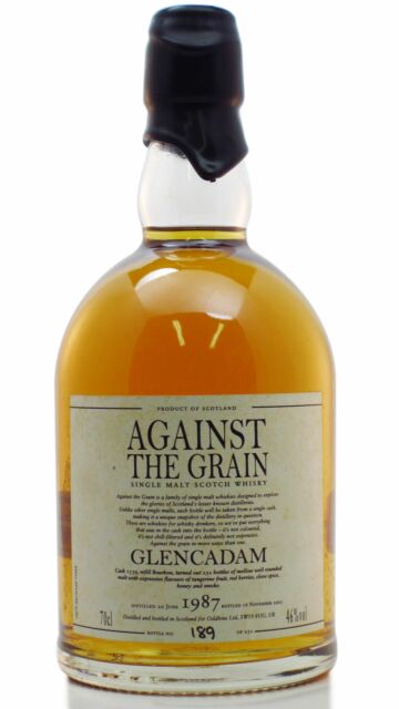 Against The Grain - Glencadam 1987 18 year old Whisky