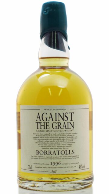 Against The Grain - Borratolls 1996 12 year old Whisky