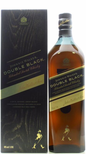 Johnnie Walker - Double Black Blended Scotch Whisky (1 Litre)