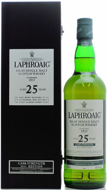 Laphroaig - Cask Strength 2011 Edition Islay Single Malt Scotch 1985 25 year old Whisky