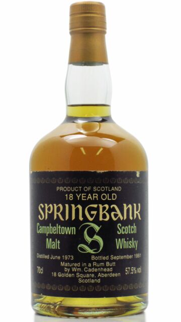 Springbank - "Green Springbank" Campbeltown Single Malt Scotch 1973 18 year old Whisky