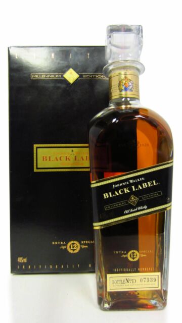 Johnnie Walker - Black Label Millennium Edition Blended Scotch 12 year old Whisky