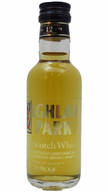 Highland Park - Malt Scotch 12 year old Whisky Miniature