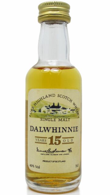 Dalwhinnie - Highland Single Malt Scotch 15 year old Whisky Miniature