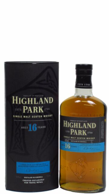 Highland Park - Travel Retail Exclusive Single Malt Scotch 16 year old Whisky (1 Litre)