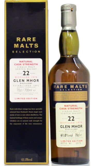 Glen Mhor (silent) - Rare Malts Selection Single Malt Scotch 1979 22 year old Whisky