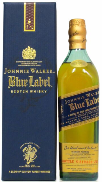Johnnie Walker - Blue Label Whisky (20cl) (Old Bottling)