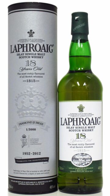 Laphroaig - Diamond Jubilee Queen Elizabeth II Islay Single Malt Scotch 18 year old Whisky