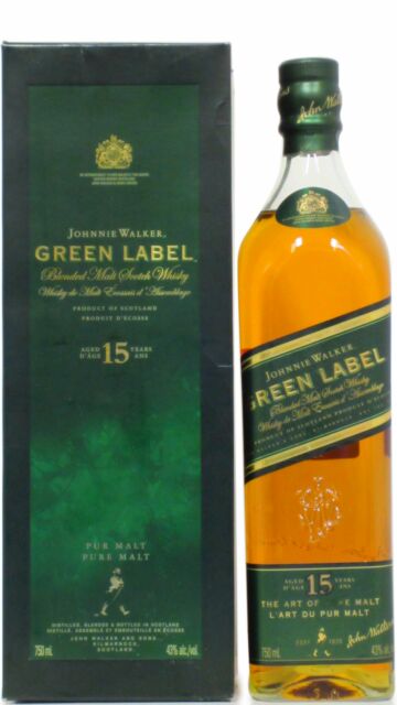 Johnnie Walker - Green Label French Edition Blended Scotch 15 year old Whisky