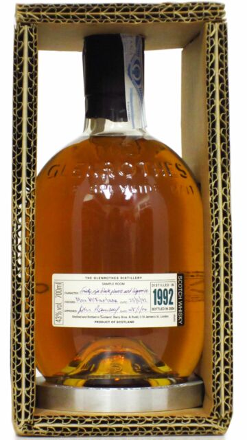 Glenrothes - Sample Room Single Malt Scotch 1992 12 year old Whisky