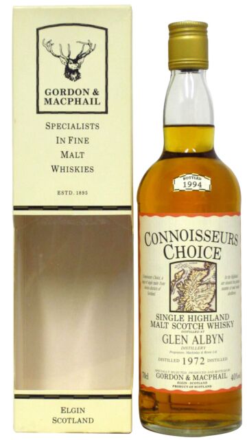 Glen Albyn (silent) - Connoisseurs Choice Single Malt Scotch 1972 22 year old Whisky