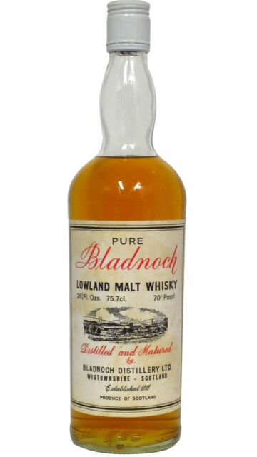 Bladnoch - Pure Lowland Malt Whisky (1970's Bottling)
