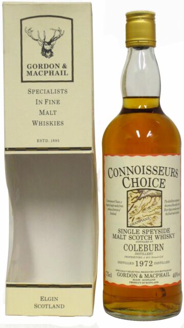 Coleburn (silent) - Connoisseurs Choice Single Malt Scotch 1972 Whisky
