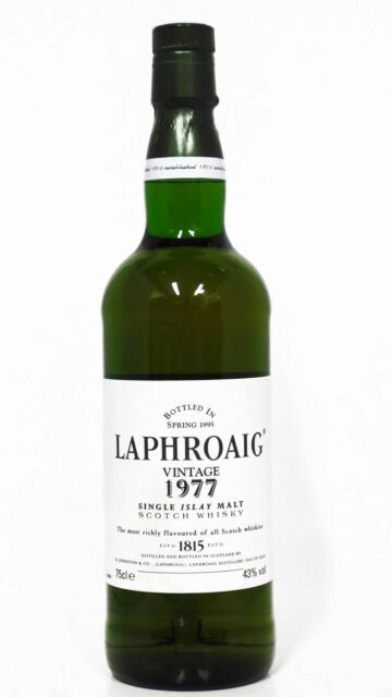 Laphroaig - Vintage Islay Single Malt Scotch 1977 18 year old Whisky