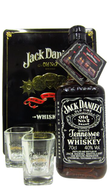 Jack Daniel's - Old No. 7 Tennessee Whiskey & Gift Tin (1990's Bottling)