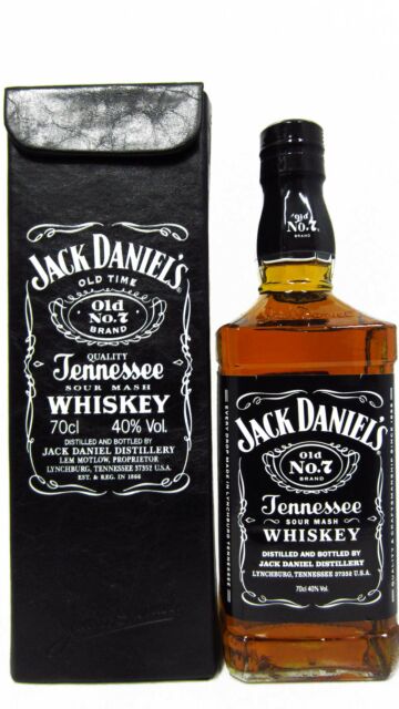 Jack Daniel's - Old No. 7 Tennessee Whiskey & Leatherette Gift Box