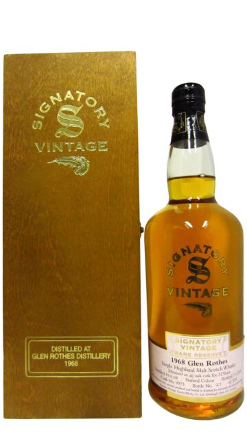 Glenrothes - Signatory Vintage Single Malt Scotch 1968 32 year old Whisky