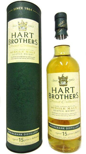 Springbank - Hart Brothers Finest Collection Single Malt Scotch 1995 15 year old Whisky