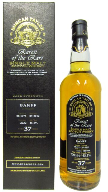 Banff (silent) - Duncan Taylor Rarest Of The Rare Single Malt Scotch 1975 37 year old Whisky