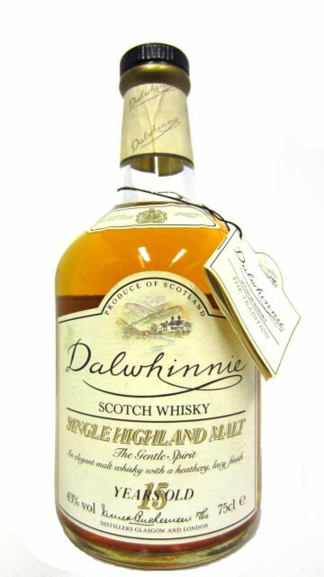 Dalwhinnie - Highland Single Malt Scotch 15 year old Whisky (Old Bottling)