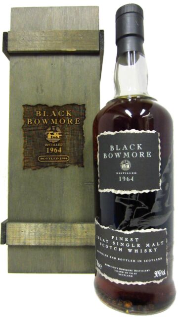 Bowmore - Black Bowmore 2nd Edition Single Malt Scotch 1964 30 year old Whisky