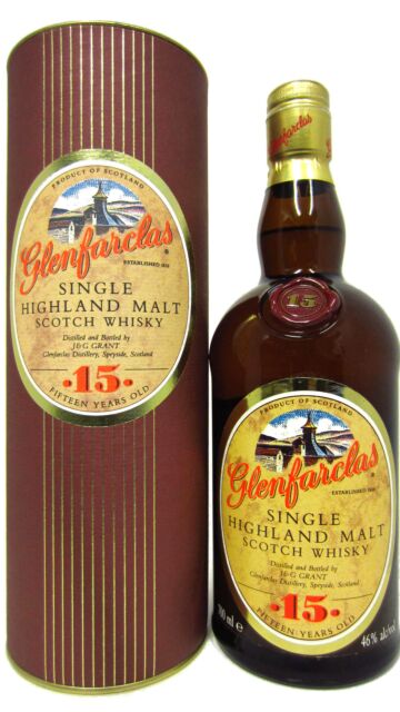 Glenfarclas - Highland Single Malt Scotch 15 year old Whisky (Old Bottling)