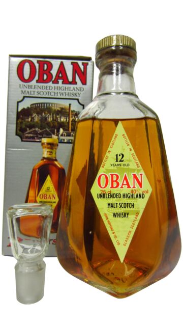 Oban - Unblended Highland Malt Scotch 12 year old Whisky
