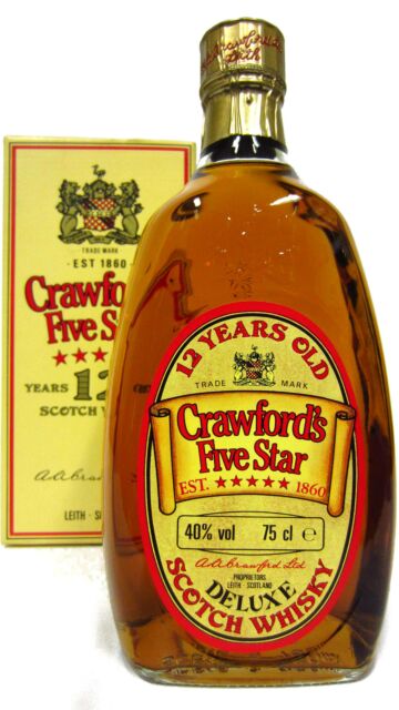 Crawfords - Five Star Deluxe Blended Scotch 12 year old Whisky