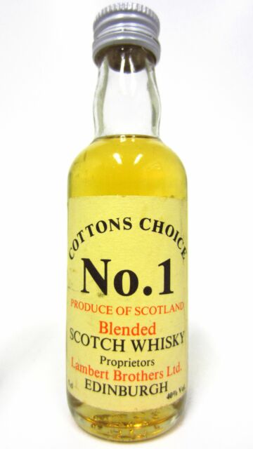 Cottons Choice - Blended Scotch Whisky Miniature