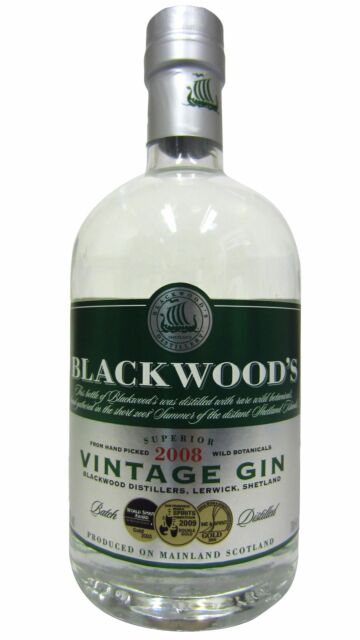 Blackwoods - Superior Vintage 2008 Gin