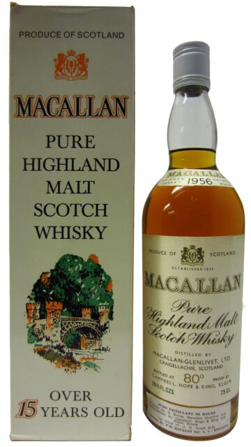 The Macallan - Pure Highland Malt Scotch 1956 15 year old Whisky