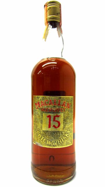 The Macallan - Gold Label Pure Highland Malt Scotch 15 year old Whisky