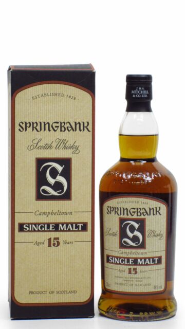 Springbank - Campbeltown Single Malt 15 year old Whisky (Old Bottling)
