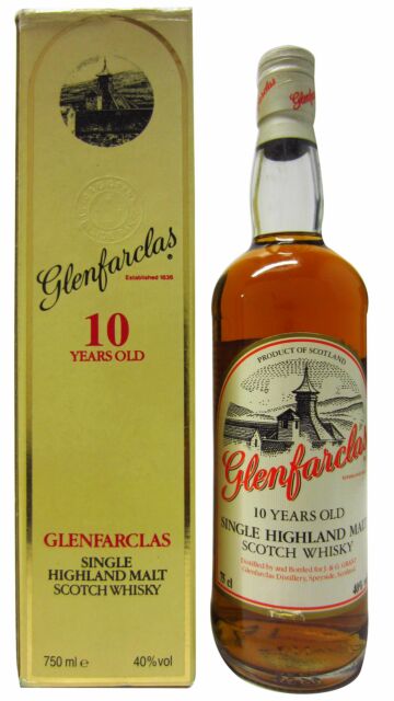 Glenfarclas - Highland Single Malt Scotch 10 year old Whisky (1980's Bottling)