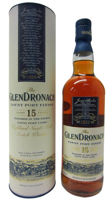 Glendronach - Tawny Port Finish Highland Single Malt Scotch 15 year old Whisky
