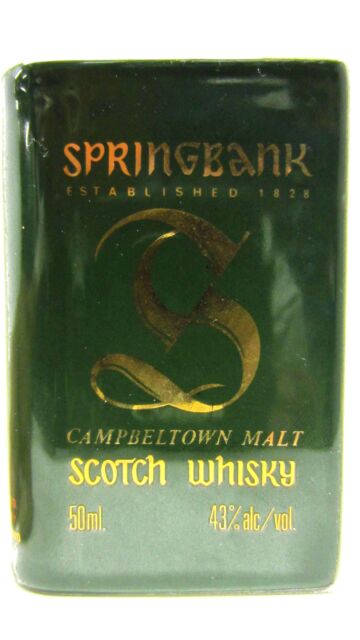 Springbank - Ceramic Book Single Malt Scotch Whisky Miniature