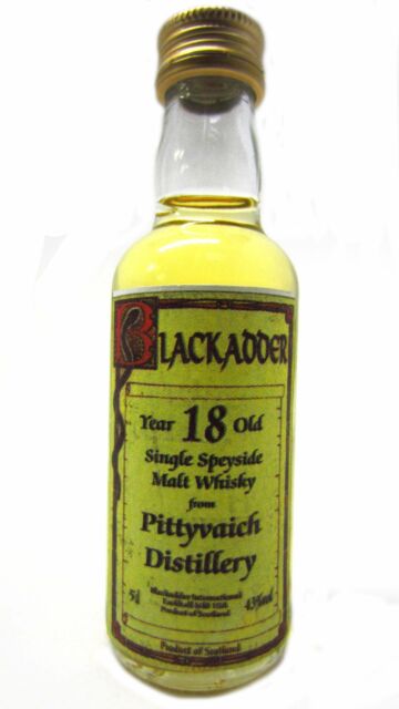 Pittyvaich (silent) - Blackadder Single Malt Scotch 18 year old Whisky Miniature