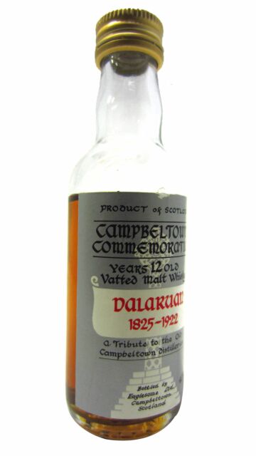 Campbeltown Commemoration - Dalaruan Distillery Tribute Vatted Malt 12 year old Whisky Miniature