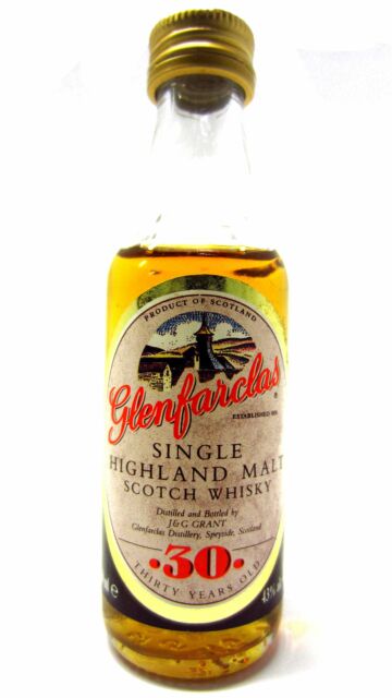 Glenfarclas - Single Highland Malt 30 year old Whisky Miniature (Old Bottling)