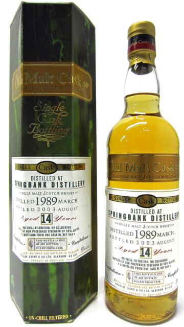 Springbank - Old Malt Cask Single Cask #944 1989 14 year old Whisky