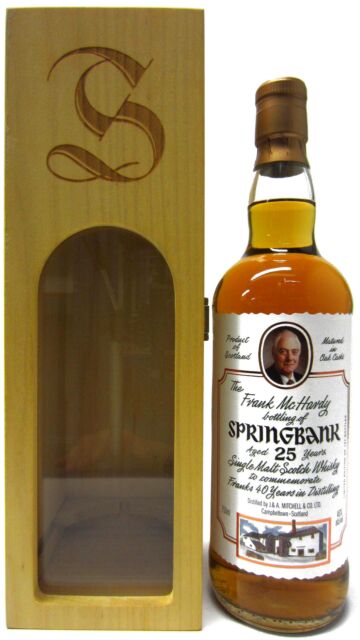 Springbank - Frank McHardy Campbeltown Single Malt Scotch 25 year old Whisky (75cl)