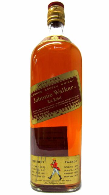 Johnnie Walker - Red Label Export Only Blended Scotch Whisky (1970's Bottling)