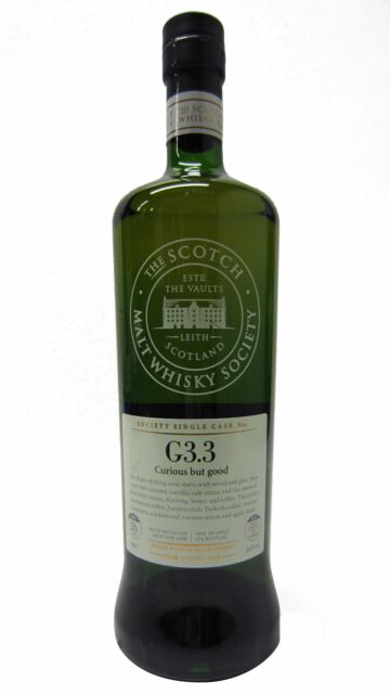 Caledonian (Silent) - SMWS Society Cask No. G3.3 1986 26 year old Whisky