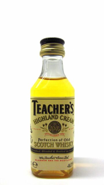 Teacher's - Highland Cream Blended Scotch Whisky Miniature (Old Bottling)